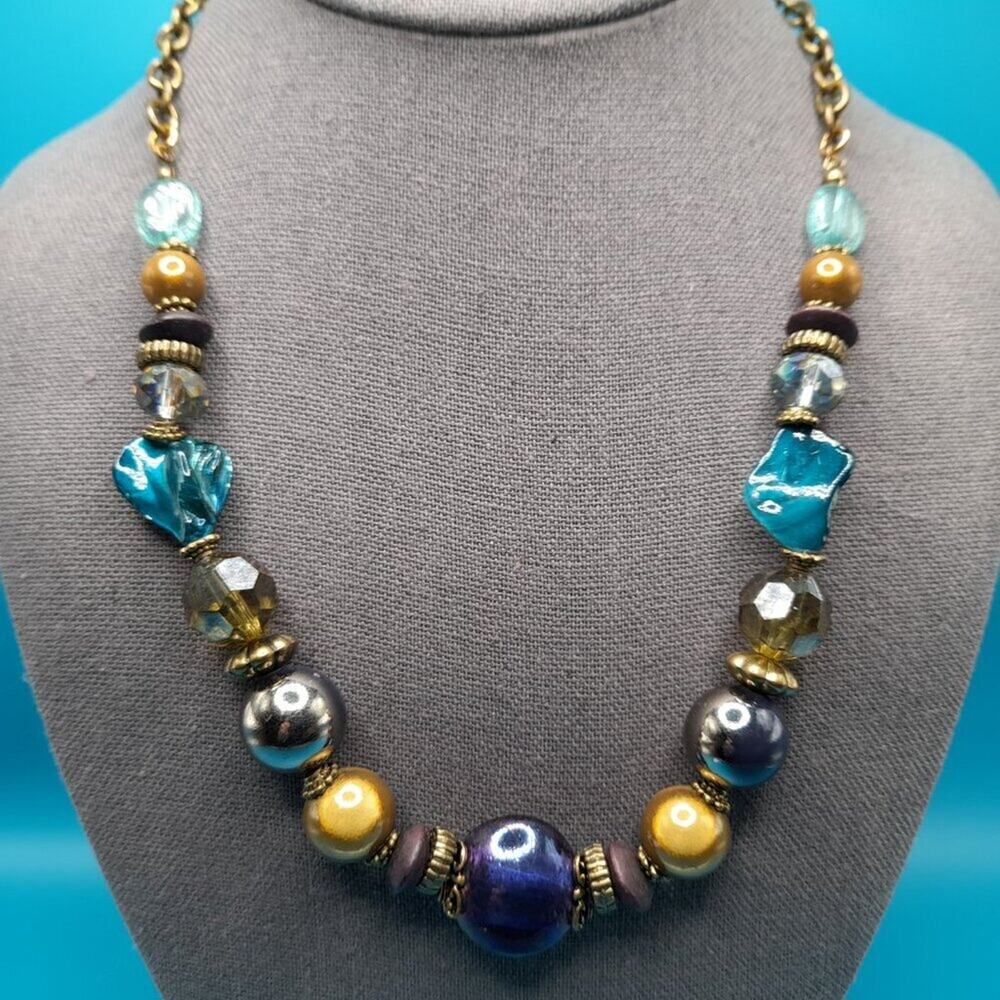 Ruby Road Multi-Colored Bead Necklace, Single Str… - image 2